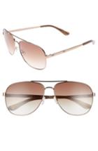 Women's Shades Of Juicy Couture 59mm Aviator Sunglasses - Brown