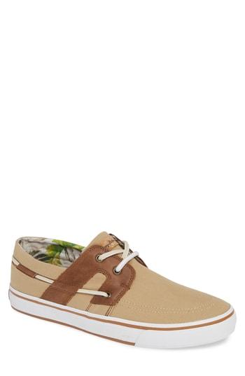 Men's Tommy Bahama Stripe Breaker Sneaker M - Brown