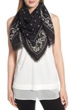 Women's Kate Spade New York Wool Bandana, Size - Black