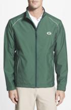 Men's Cutter & Buck Green Bay Packers - Beacon Weathertec Wind & Water Resistant Jacket