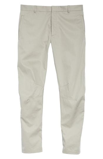 Men's Lanvin Round Cut Cotton Biker Pants Eu - Grey