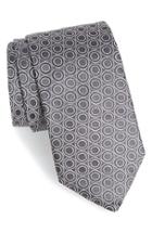 Men's Ted Baker London Geometric Silk Tie, Size - Grey