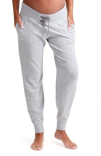 Women's Ingrid & Isabel Knit Active Maternity Jogger Pants - Grey