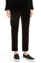 Women's Vince Single Pleat Pull-on Trousers - Black