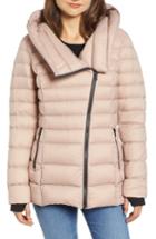 Women's Soia & Kyo Hooded Down Puffer Jacket - Coral
