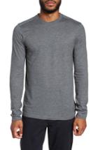 Men's Boss Tenison Long Sleeve T-shirt, Size - Grey