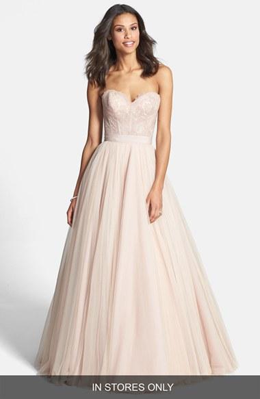 Women's Watters 'ahsan' Tulle Skirt, Size - Coral