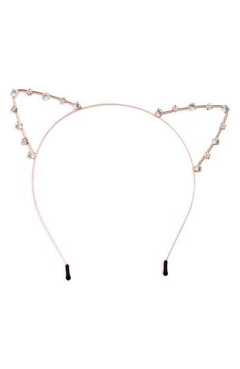 Cara Crystal Cat Ears Headband
