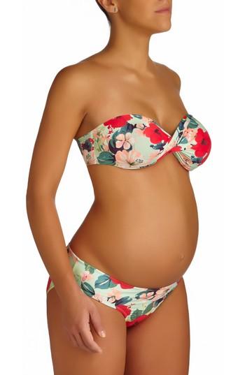 Women's Pez D'or San Marino Floral Print Maternity Bikini - Green