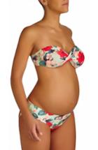 Women's Pez D'or San Marino Floral Print Maternity Bikini - Green