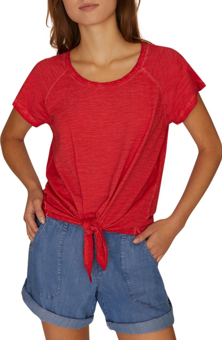 Women's Sanctuary Lou Tie Tee - Red