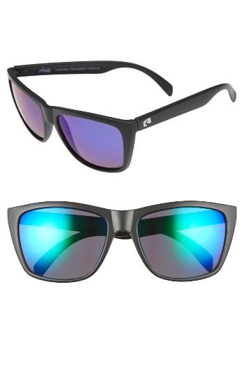 Men's Rheos Sapelos Floating 61mm Polarized Sunglasses - Gunmetal/ Deep Sea