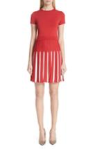 Women's Valentino Bicolor Pleated Minidress - Red