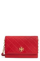 Tory Burch Georgia Quilted Leather Shoulder Bag - Red