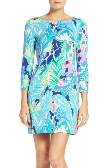 Women's Lilly Pulitzer Sophie Shift Dress, Size - Blue