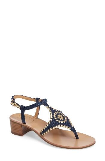 Women's Jack Rogers Elise Sandal .5 M - Blue