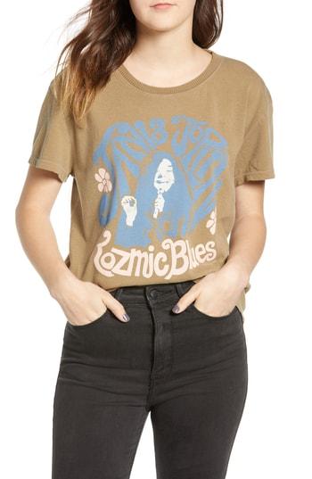 Women's Junk Food Janis Joplin Tee - Beige