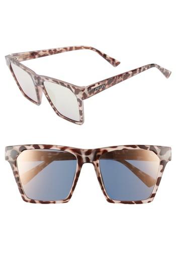 Women's Quay Australia X Missguided Alright 55mm Square Sunglasses - Tort/ Gold