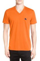 Men's Burberry Lindon Cotton T-shirt - Orange