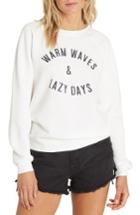 Women's Billabong Warm Waves Sweatshirt - White