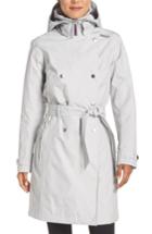 Women's Helly Hansen 'welsey' Insulated Waterproof Trench Coat - Grey