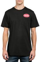 Men's Volcom Foundry Logo Graphic Pocket T-shirt, Size - Black
