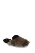 Women's Free People Hideaway Faux Fur Mule -6.5us / 36eu - Grey