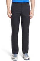 Men's Bobby Jones 'tech' Flat Front Wrinkle Free Golf Pants - Black