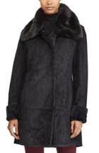 Women's Lauren Ralph Lauren Faux Shearling Jacket - Black