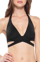Women's Becca Color Code Split Strap Bikini Top