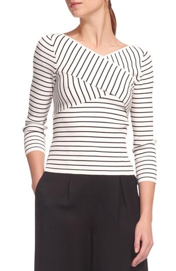 Women's Whistles Crisscross Knit Top Us / 4 Uk - White