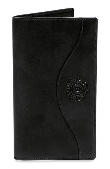 Men's Ghurka Leather Chest Pocket Wallet - Black