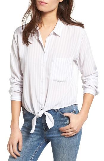 Women's Rails Val Tie Front Blouse - White