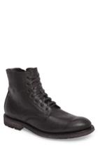 Men's Frye Bowery Plain Toe Boot .5 M - Black