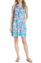 Women's Lilly Pulitzer Kelby Stretch Shift Dress - Blue