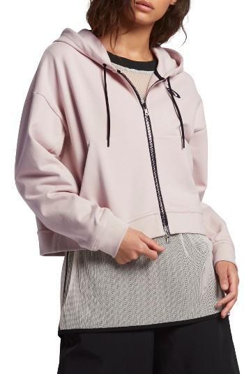 Women's Nike Lab Essentials Crop Hoodie - Beige