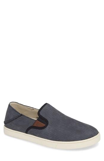 Men's Olukai Kahu Kai Collapsible Slip-on Sneaker M - Grey