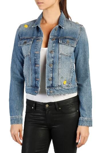 Women's Paige Wylder Embellished Denim Jacket
