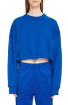 Women's Givenchy Crop Sweatshirt - Blue