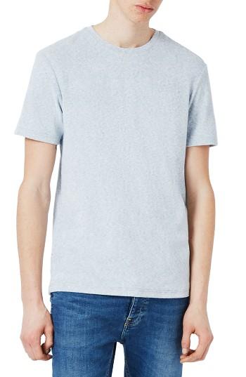 Men's Topman Terry Cloth T-shirt - Grey