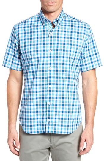 Men's Tailorbyrd West We Go Fit Plaid Sport Shirt