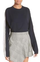 Women's Tibi Mixed Media Pullover