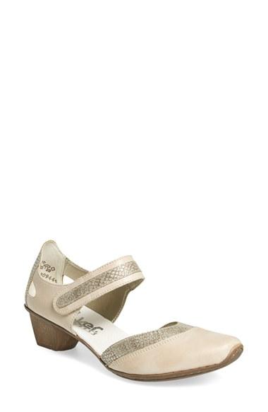 Women's Rieker Antistress 'mirjam 80' Pump Eu - Ivory