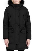 Women's Calvin Klein Expedition Hooded Down Parka With Faux Fur Trim