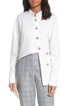 Women's Tibi Asymmetrical Layered Shirt - White