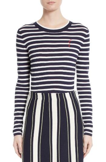 Women's Grey Jason Wu Stripe Top
