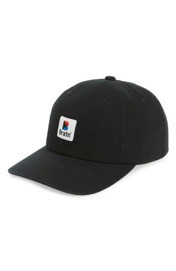 Men's Brixton Stowell Baseball Cap - Black