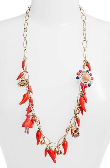 Women's Kate Spade Haute Stuff New York Pepper Station Necklace