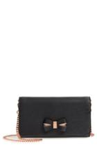 Ted Baker London Melisia Bow Matinee Wallet On A Chain - Black