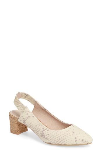 Women's Sudini Bally Slingback Pump M - Grey